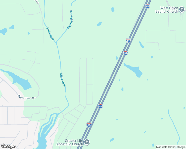 map of restaurants, bars, coffee shops, grocery stores, and more near 479-599 East Sunnybrook Road in Carriere