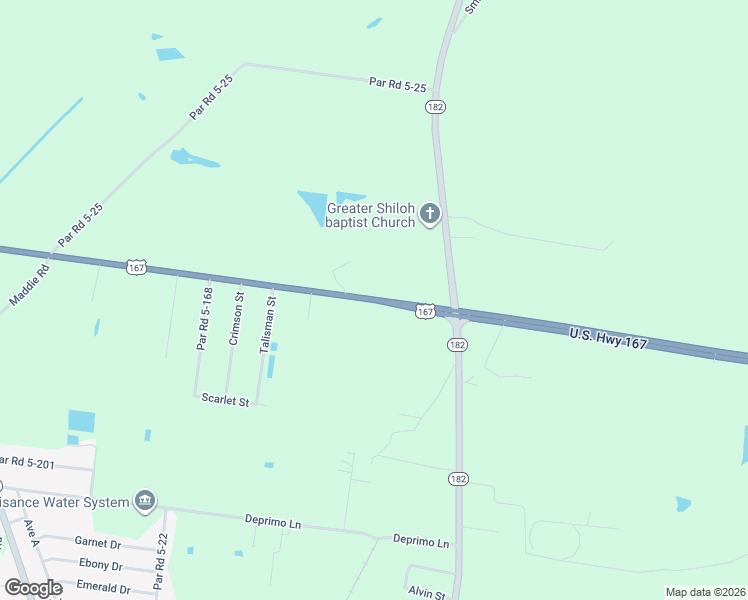 map of restaurants, bars, coffee shops, grocery stores, and more near 900 Louisiana 10 in Opelousas