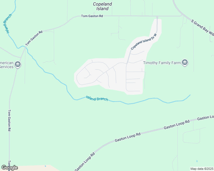 map of restaurants, bars, coffee shops, grocery stores, and more near 4980 Myrick Court in Mobile