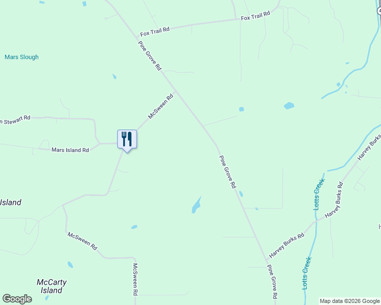 map of restaurants, bars, coffee shops, grocery stores, and more near 217 Pine Grove Road in Picayune