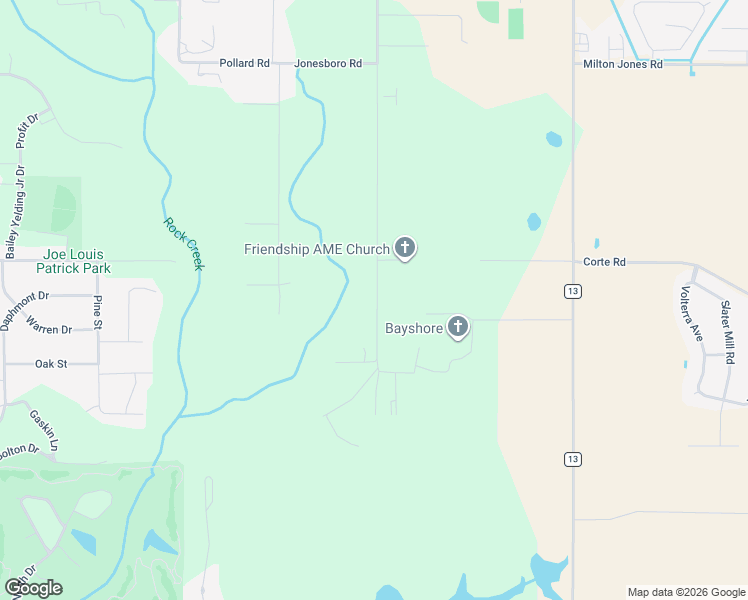 map of restaurants, bars, coffee shops, grocery stores, and more near 24851 Friendship Rd in Daphne