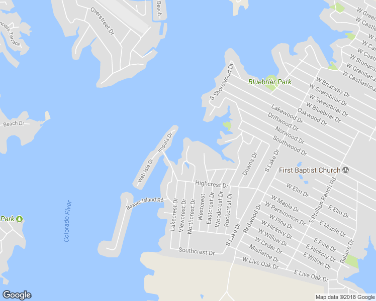 map of restaurants, bars, coffee shops, grocery stores, and more near 604 Highcrest Dr in Granite Shoals
