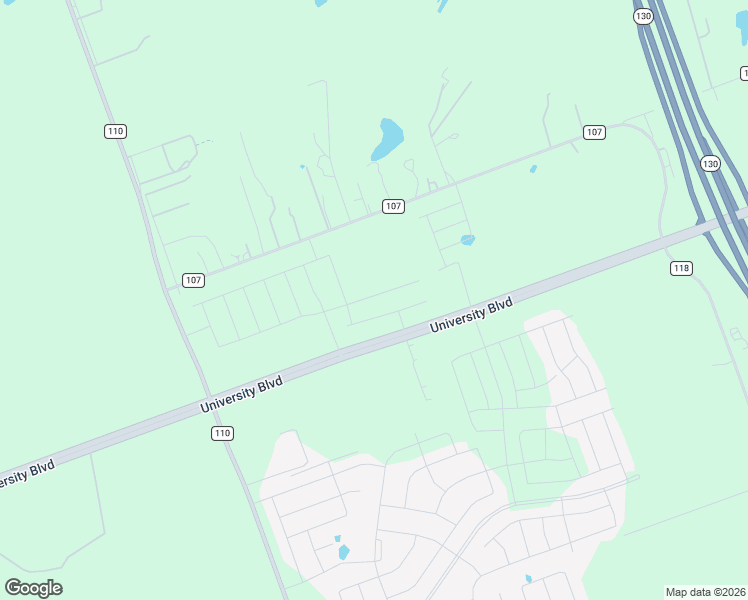 map of restaurants, bars, coffee shops, grocery stores, and more near 600 County Road 107 in Georgetown