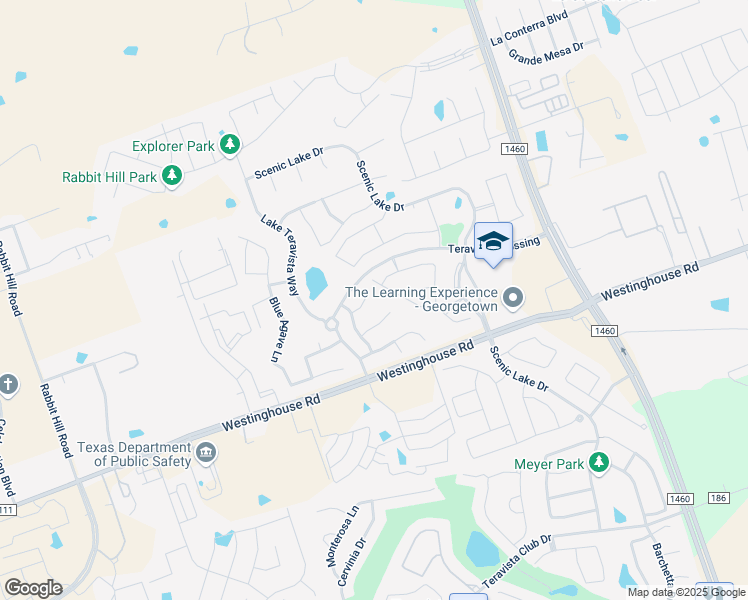 map of restaurants, bars, coffee shops, grocery stores, and more near 124 Star Jasmine Cove in Georgetown