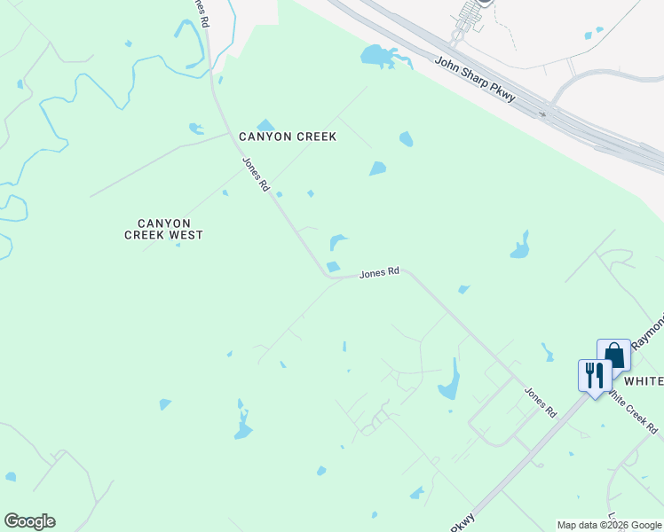 map of restaurants, bars, coffee shops, grocery stores, and more near 8134 Jones Road in College Station