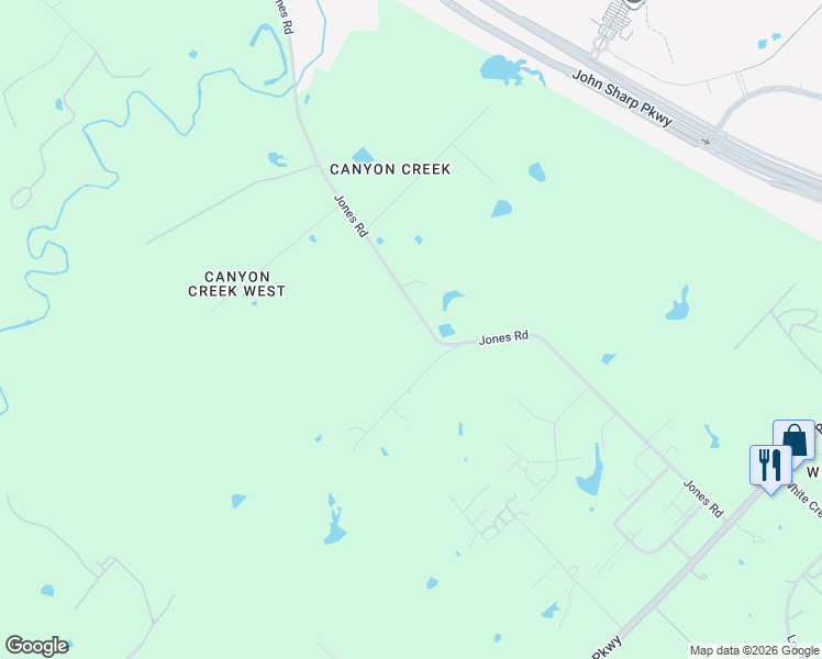 map of restaurants, bars, coffee shops, grocery stores, and more near 8134 Jones Road in College Station