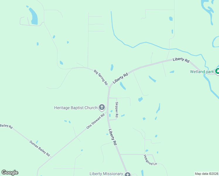 map of restaurants, bars, coffee shops, grocery stores, and more near 450 Liberty Road in Picayune