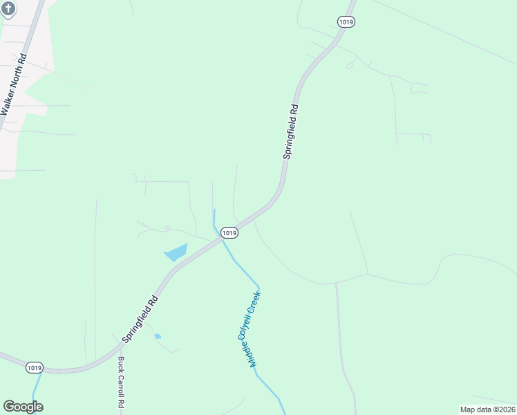 map of restaurants, bars, coffee shops, grocery stores, and more near 14129 Springfield Road in Walker