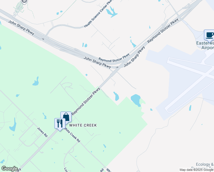 map of restaurants, bars, coffee shops, grocery stores, and more near 5161 Raymond Stotzer Parkway in College Station