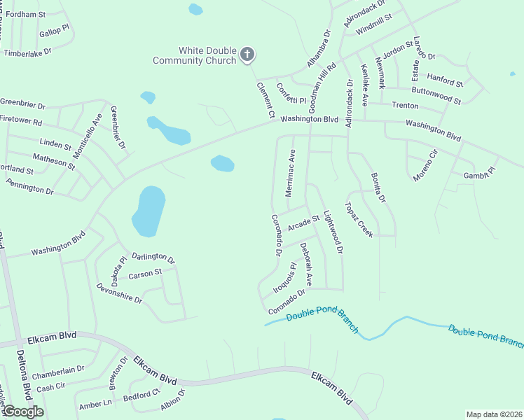 map of restaurants, bars, coffee shops, grocery stores, and more near 3319-3353 Coronado Drive in Chipley