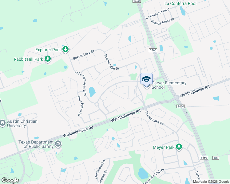 map of restaurants, bars, coffee shops, grocery stores, and more near 124 Star Jasmine Cove in Georgetown