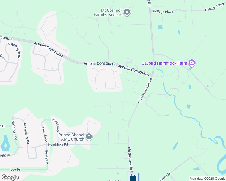 map of restaurants, bars, coffee shops, grocery stores, and more near 97266 Harbour Concourse Circle in Fernandina Beach