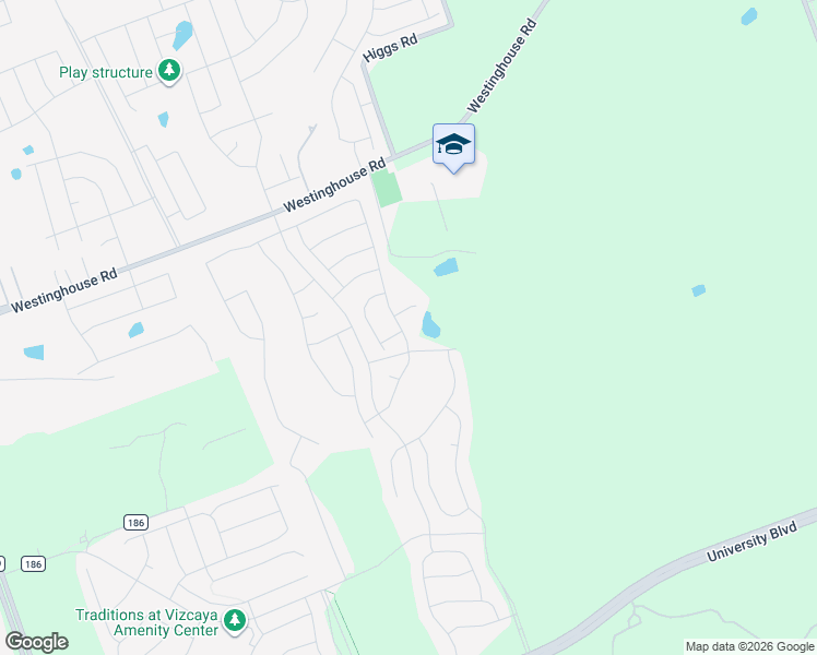 map of restaurants, bars, coffee shops, grocery stores, and more near 3348 Bianco Terrace in Georgetown