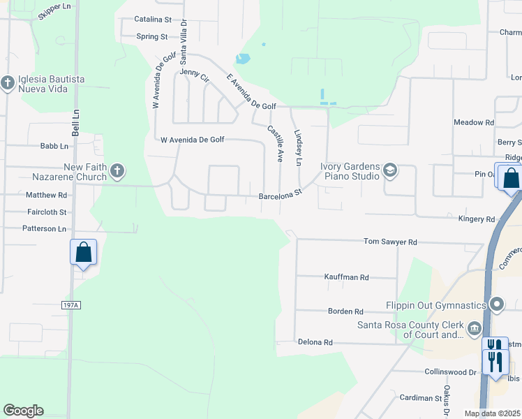 map of restaurants, bars, coffee shops, grocery stores, and more near 4218 Red Wing Court in Milton