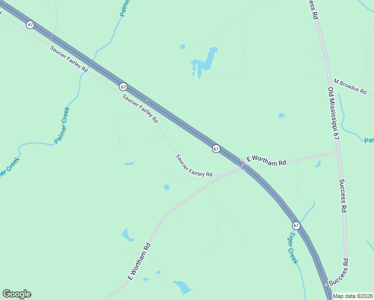 map of restaurants, bars, coffee shops, grocery stores, and more near 21031 Saucier Fairley Road in Saucier