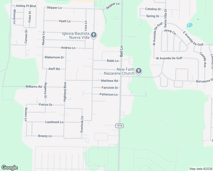 map of restaurants, bars, coffee shops, grocery stores, and more near 5036 Faircloth Street in Pace