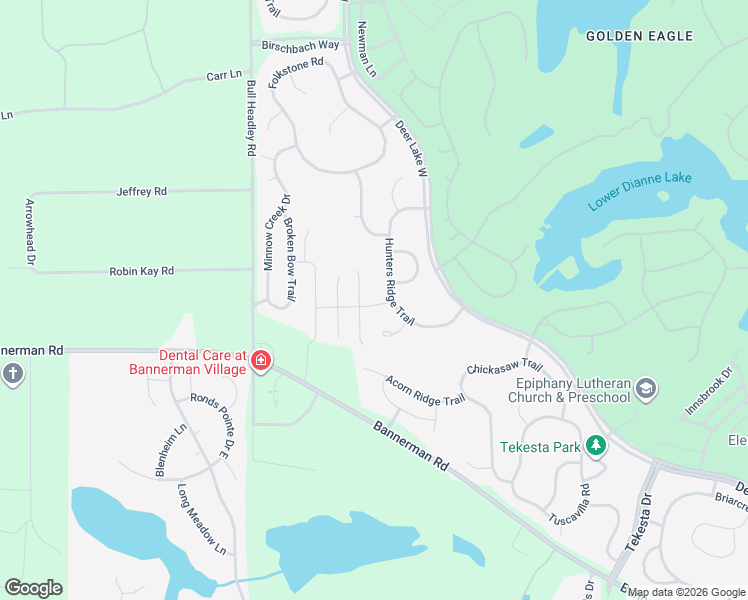 map of restaurants, bars, coffee shops, grocery stores, and more near 1700 Green Ridge Trail in Tallahassee