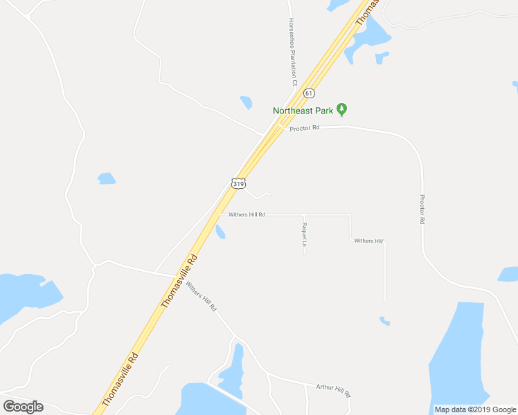 map of restaurants, bars, coffee shops, grocery stores, and more near 5054 Withers Hill Road in Tallahassee