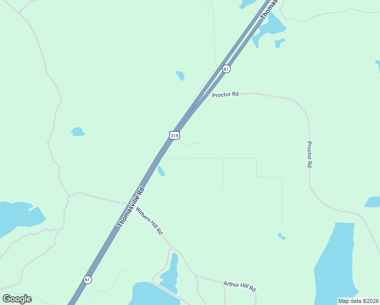 map of restaurants, bars, coffee shops, grocery stores, and more near 5054 Withers Hill Road in Tallahassee