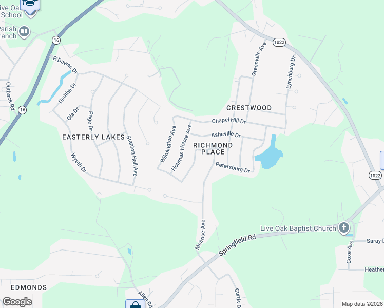 map of restaurants, bars, coffee shops, grocery stores, and more near 35975 Sarasota Avenue in Denham Springs