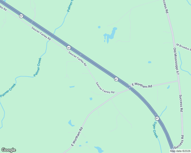 map of restaurants, bars, coffee shops, grocery stores, and more near 21031 Saucier Fairley Road in Saucier