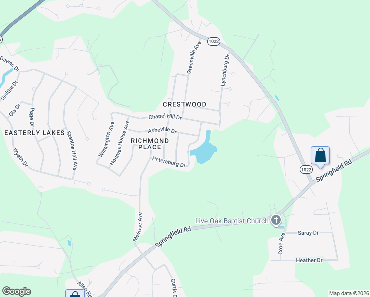 map of restaurants, bars, coffee shops, grocery stores, and more near 36001 Raleigh Drive in Denham Springs