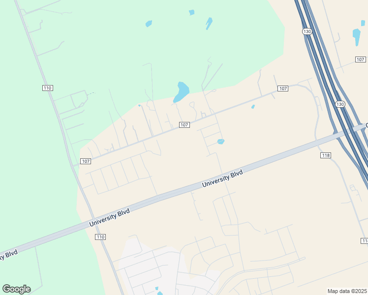 map of restaurants, bars, coffee shops, grocery stores, and more near 600 County Road 107 in Georgetown