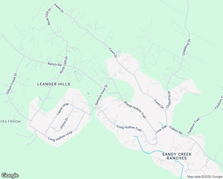 map of restaurants, bars, coffee shops, grocery stores, and more near 24900 Ranch Road in Leander