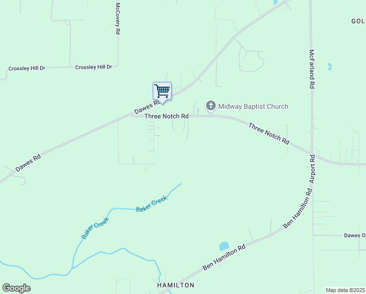 map of restaurants, bars, coffee shops, grocery stores, and more near 4855 Winkler Court in Theodore