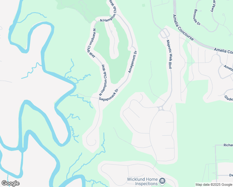 map of restaurants, bars, coffee shops, grocery stores, and more near 85440 Sagaponack Drive in Fernandina Beach