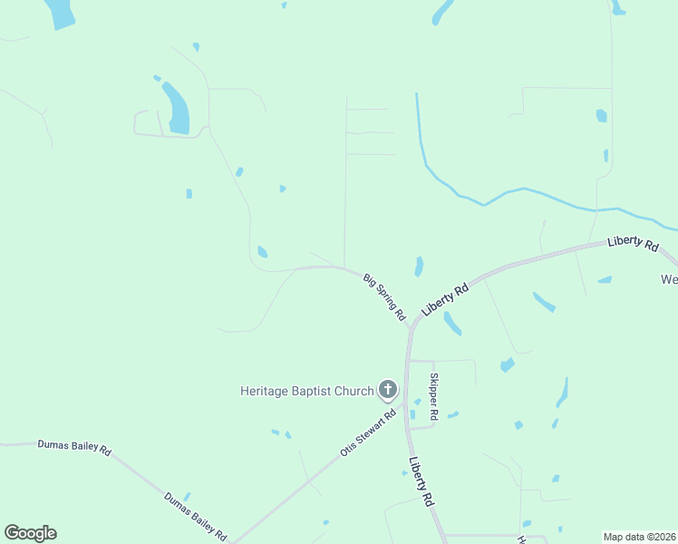 map of restaurants, bars, coffee shops, grocery stores, and more near 58 Big Spring Road in Picayune