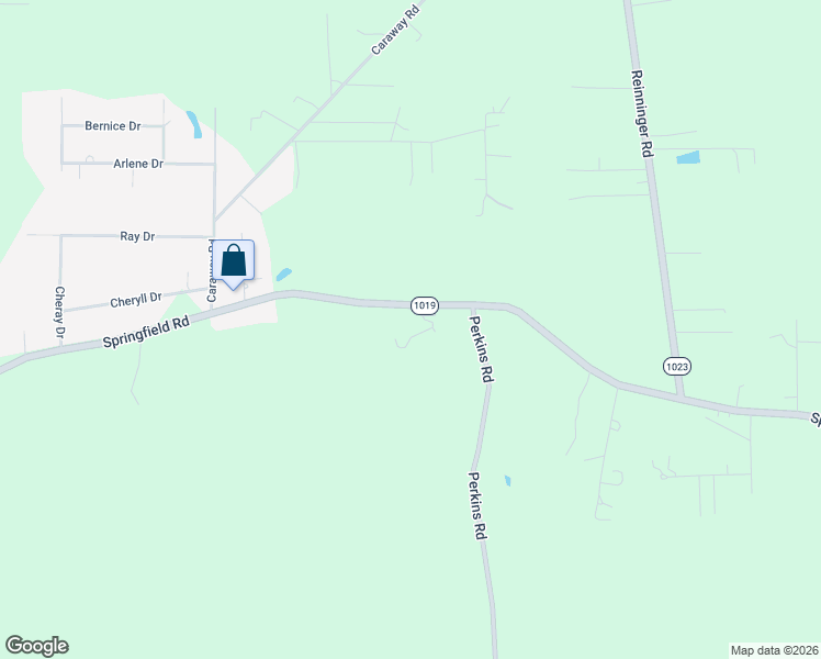 map of restaurants, bars, coffee shops, grocery stores, and more near 11500 Springfield Road in Denham Springs