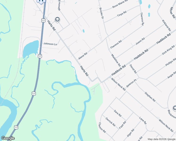 map of restaurants, bars, coffee shops, grocery stores, and more near 85035 Eady Lane in Yulee