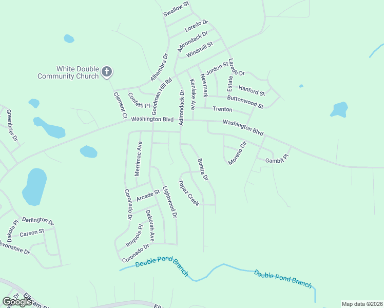 map of restaurants, bars, coffee shops, grocery stores, and more near 3330-3346 Bonita Drive in Chipley