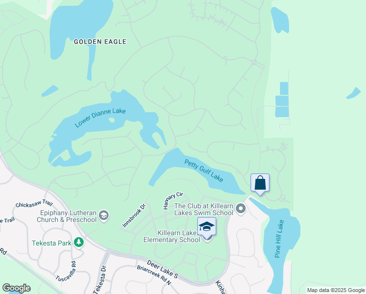 map of restaurants, bars, coffee shops, grocery stores, and more near 8720 Spring Shore Trail in Tallahassee