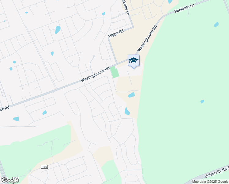 map of restaurants, bars, coffee shops, grocery stores, and more near 3300 Westinghouse Road in Georgetown