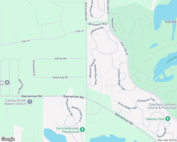 map of restaurants, bars, coffee shops, grocery stores, and more near 8732 Minnow Creek Drive in Tallahassee