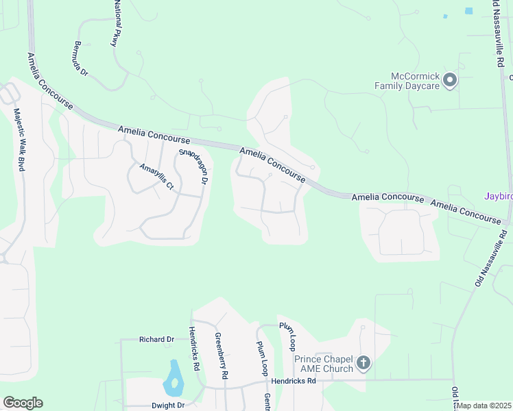 map of restaurants, bars, coffee shops, grocery stores, and more near 95038 Cheswick Oaks Drive in Fernandina Beach