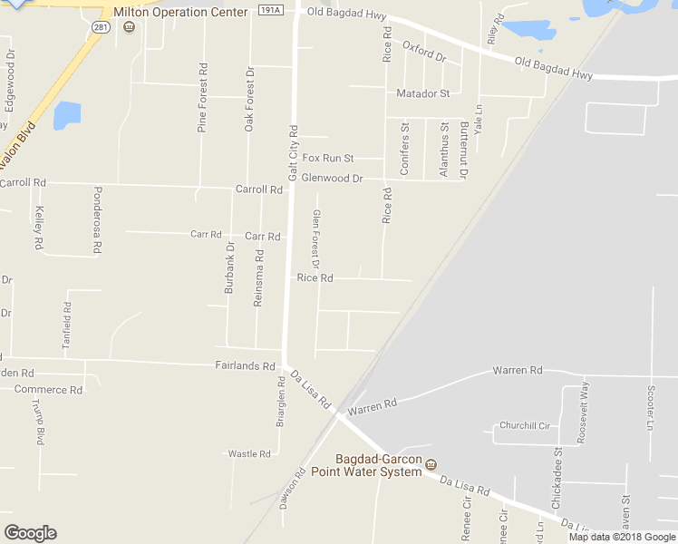 map of restaurants, bars, coffee shops, grocery stores, and more near 4250 Rice Road in Milton