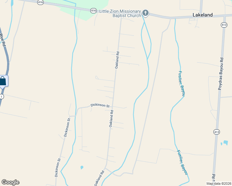 map of restaurants, bars, coffee shops, grocery stores, and more near 3174 Aucoin Lane in Lakeland