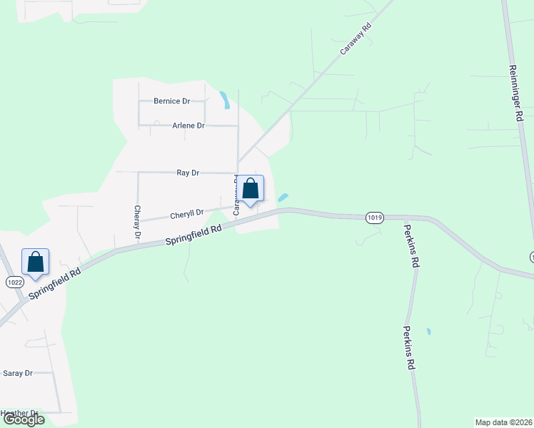 map of restaurants, bars, coffee shops, grocery stores, and more near 11154 Springfield Road in Denham Springs