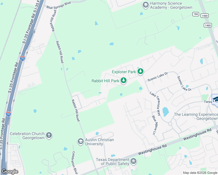 map of restaurants, bars, coffee shops, grocery stores, and more near 113 Samridge Cove in Georgetown