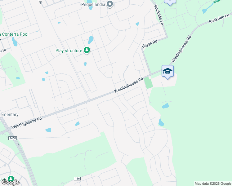 map of restaurants, bars, coffee shops, grocery stores, and more near 5410 Pietra Lane in Round Rock