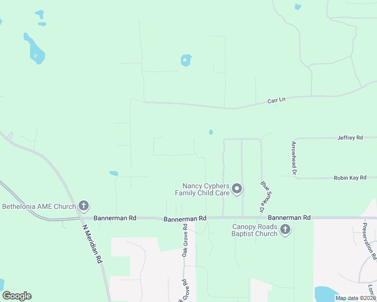 map of restaurants, bars, coffee shops, grocery stores, and more near 8785 Scott Tower Road in Tallahassee