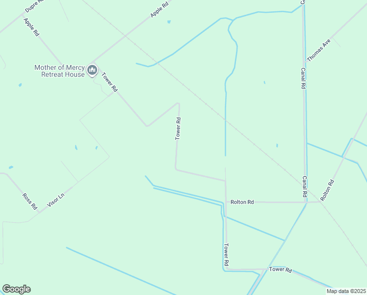 map of restaurants, bars, coffee shops, grocery stores, and more near 1366 Tower Road in Opelousas