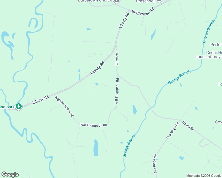 map of restaurants, bars, coffee shops, grocery stores, and more near 7-49 Bean Lane in Picayune