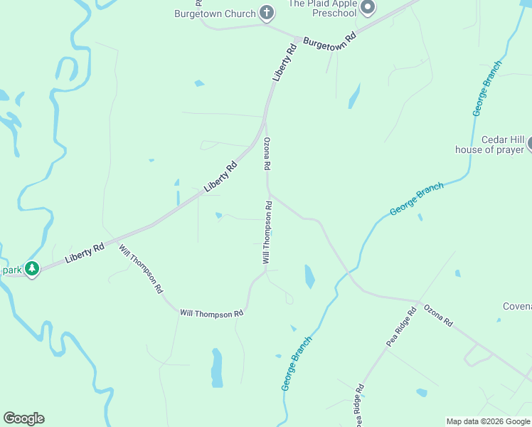 map of restaurants, bars, coffee shops, grocery stores, and more near 126-164 Will Thompson Road in Picayune
