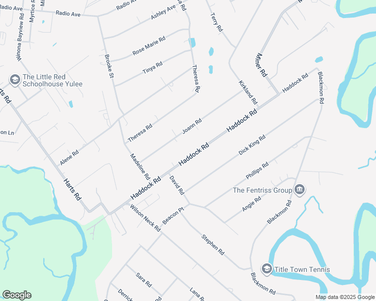 map of restaurants, bars, coffee shops, grocery stores, and more near 85252 Joann Road in Yulee