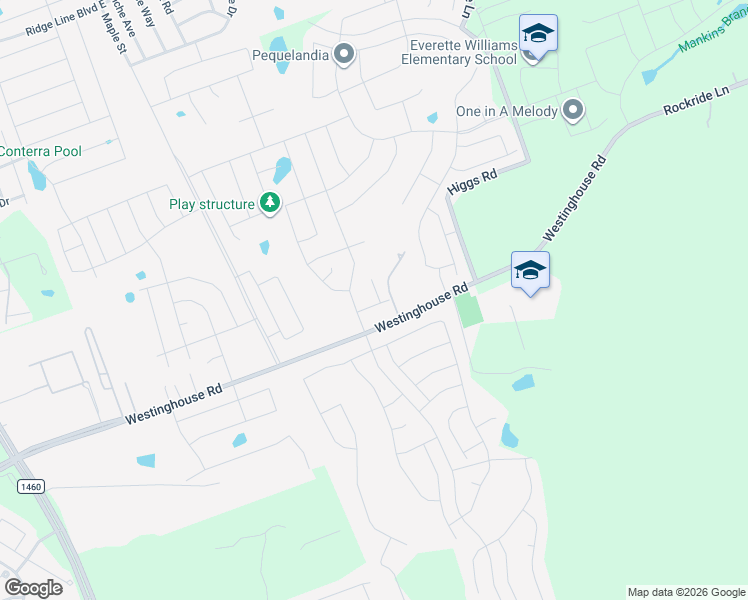 map of restaurants, bars, coffee shops, grocery stores, and more near 3225 County Road 111 in Georgetown