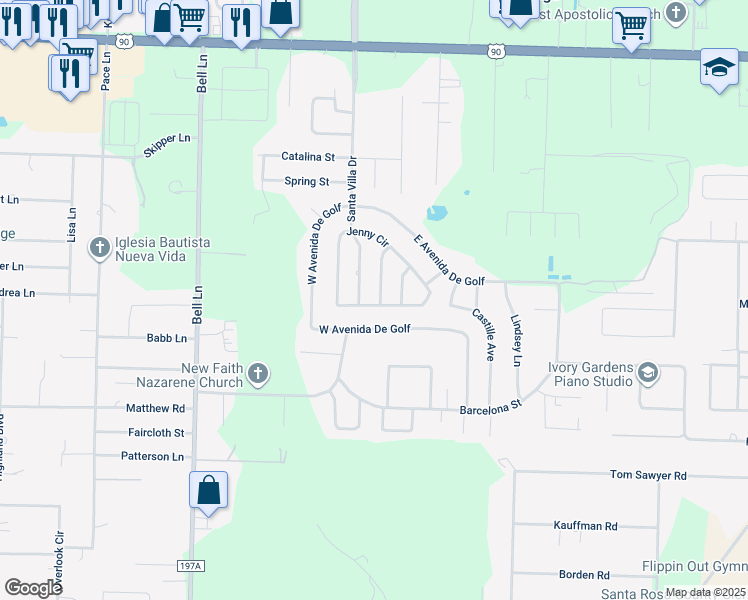 map of restaurants, bars, coffee shops, grocery stores, and more near 4301 Rhonda Road in Milton